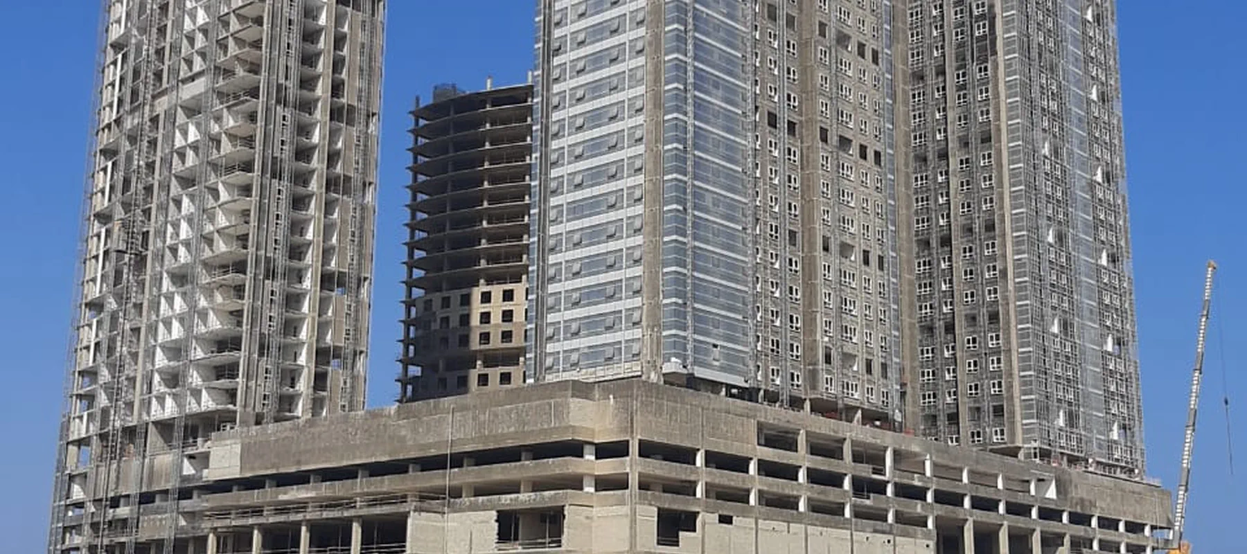 Mina Plaza Abu Dhabi Demolition Banner