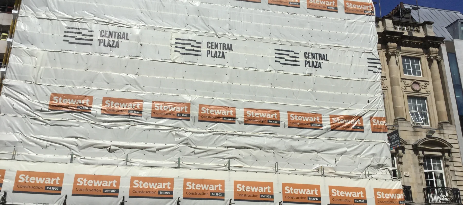 Central Plaza Banner