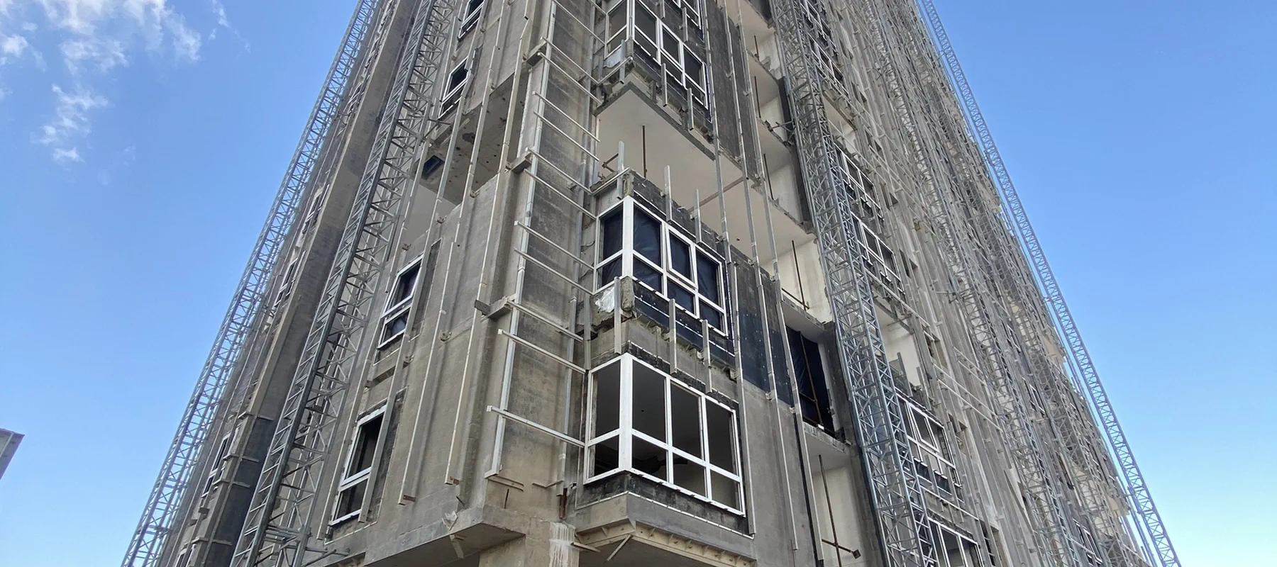 Mina Plaza Abu Dhabi Demolition Banner