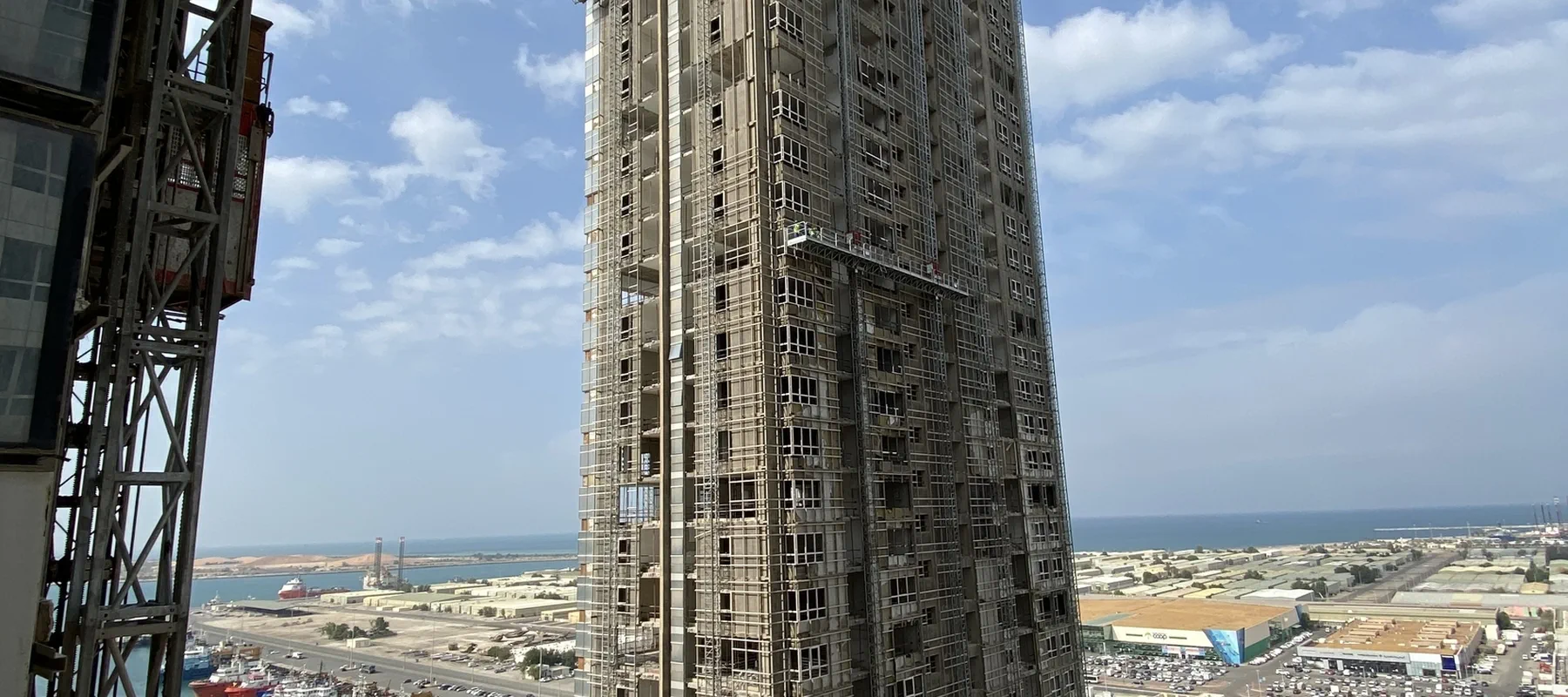Mina Plaza Abu Dhabi Demolition Banner