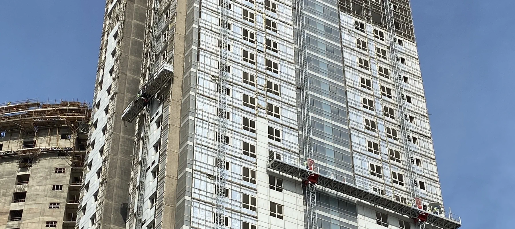 Mina Plaza Abu Dhabi Demolition Banner