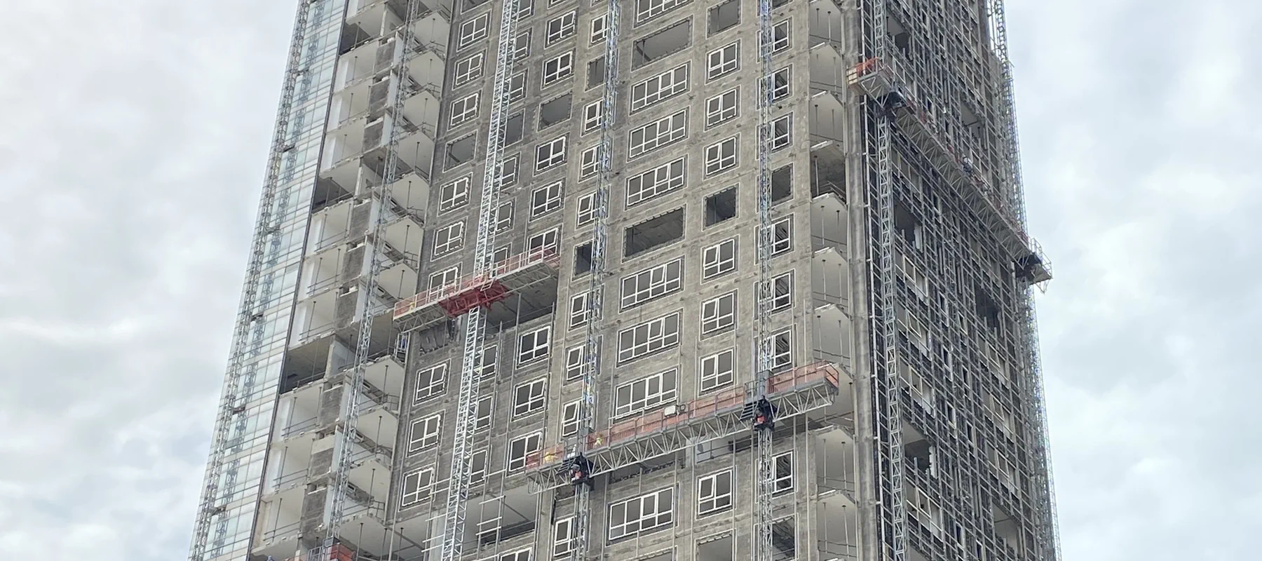 Mina Plaza Abu Dhabi Demolition Banner