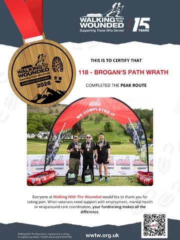 Brogan Group employees take part in Walking with the Wounded Cumbrian Challenge 2026