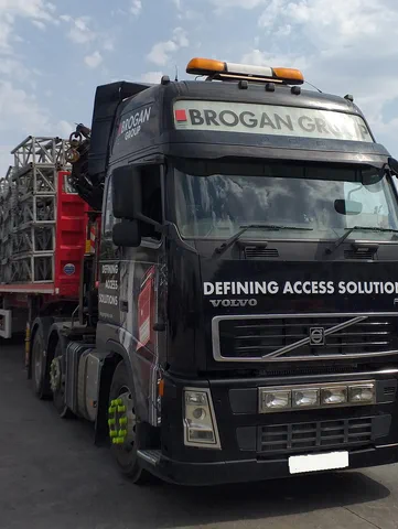 Crane Truck Lands in Ireland Depot