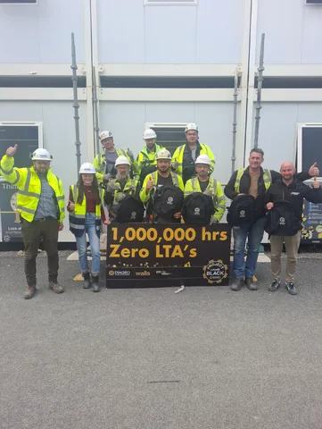 1,000,000 hours accident free at Brewery project in Dublin