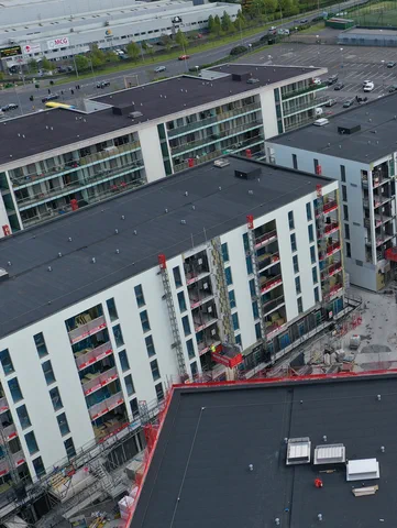 Brogan Masts lowering at Charlestown, Finglas, Dublin