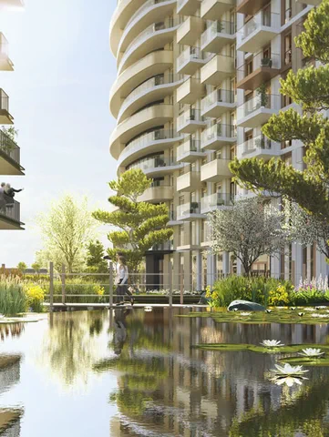 Hoist project at The Water Gardens, White City Living