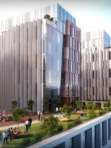 Topped out on all three towers of Boland's Quay, Dublin!