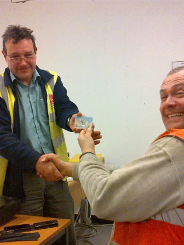 Brogan Group Presented with Green Card Award from John Sisk & Son