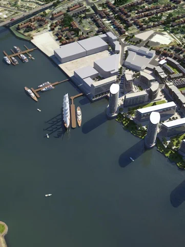 Our second largest hoist to be put to work at Centenary Quay, Southampton