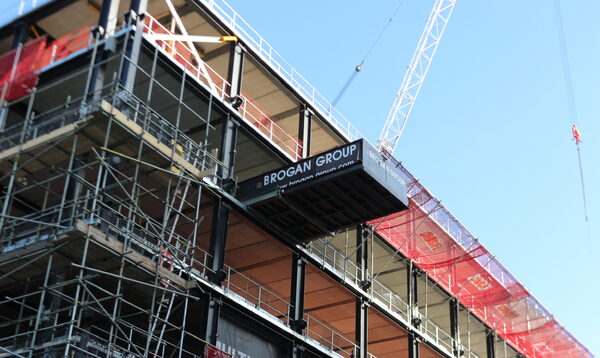 construction crane deck